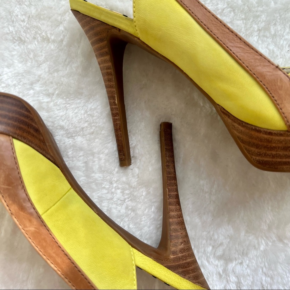 Jessica Simpson Multicolour Open-Toe Heels - Picture 7 of 8